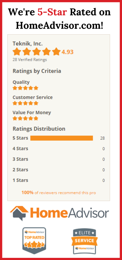 See Our 5 Star Ratings on Home Advisor