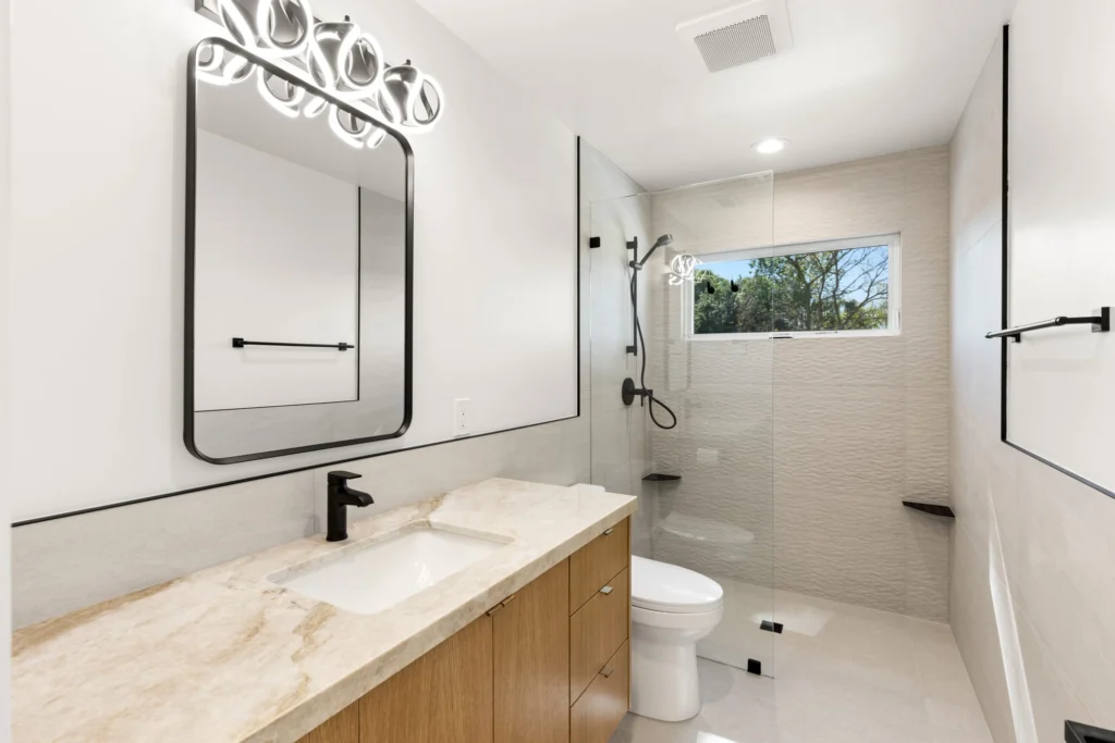 Bathroom remodeling San Diego by Teknik Design & Remodeling featuring custom tile
